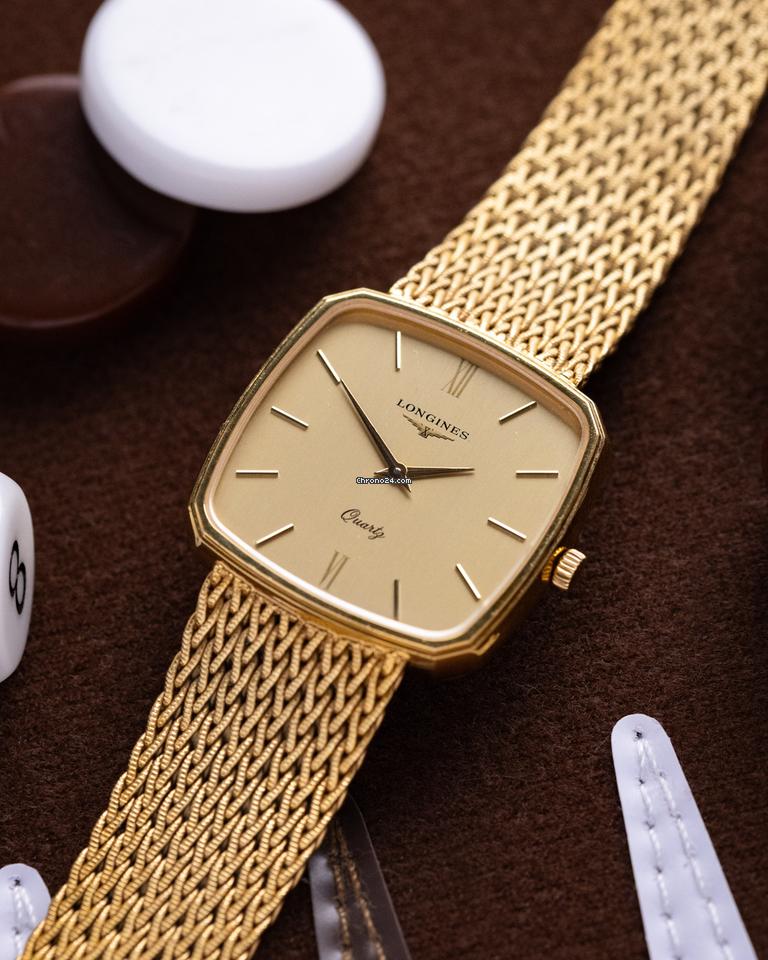 Longines Vintage Quartz Gold-Tone Dress Watch