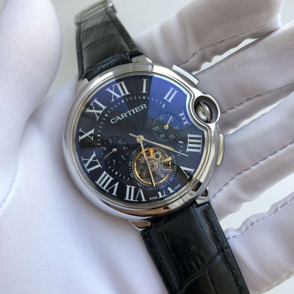 Cartier Ballon Bleu de Cartier Tourbillon Steel Black