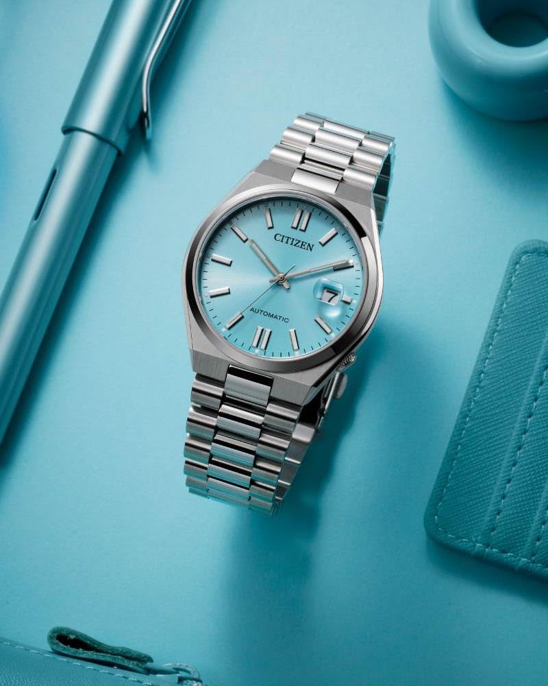 Citizen Men AUTOMATIC TSUYOSA Light Blue Analog Watch SKU-ID NJ0151-88M