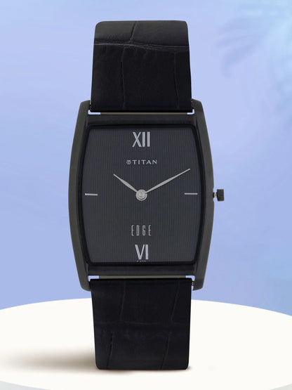 ⌚ Titan Edge Black Minimalist