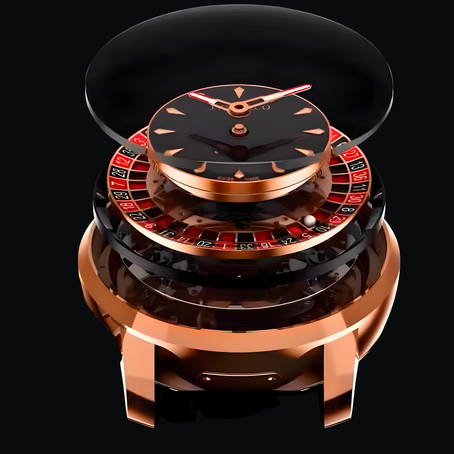 Casino Snake Gold Black S