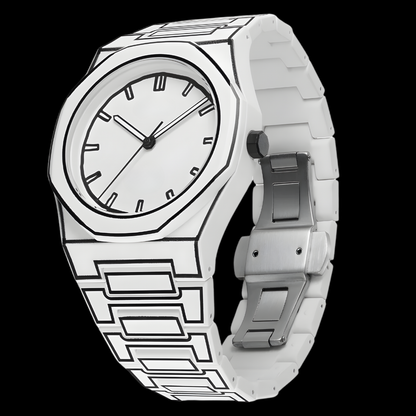 EQUES SKETCH WHITE WATCH
