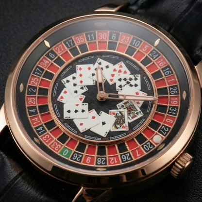 Casino Poker Gold Black S| Gyro Watch
