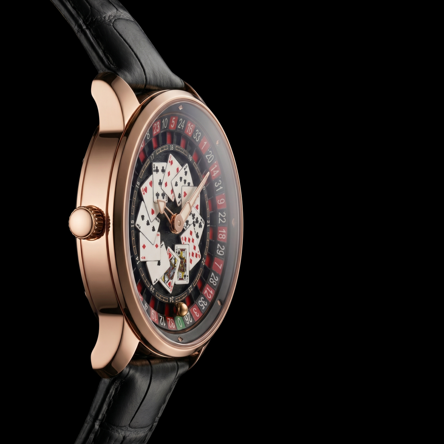 Casino V2 Poker Rose Gold Black S