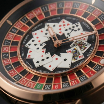Casino Poker Gold Black S| Gyro Watch