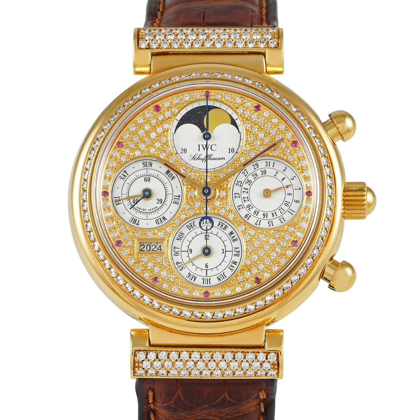 IWC Da Vinci Perpetual Calendar Chronograph Ref. 3750 / 9253 (18k Yellow Gold)