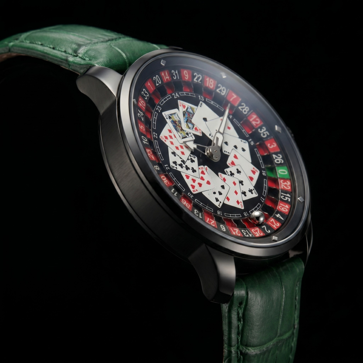 Casino V2 Poker Black Green S