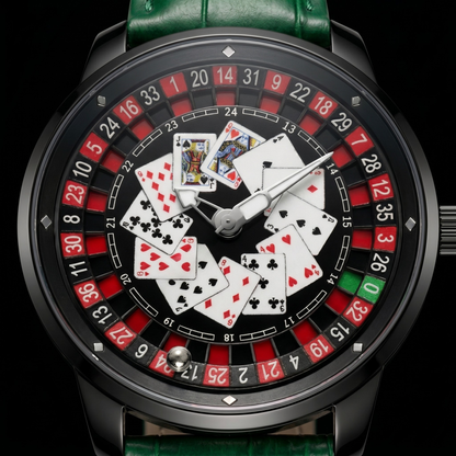 Casino V2 Poker Black Green S