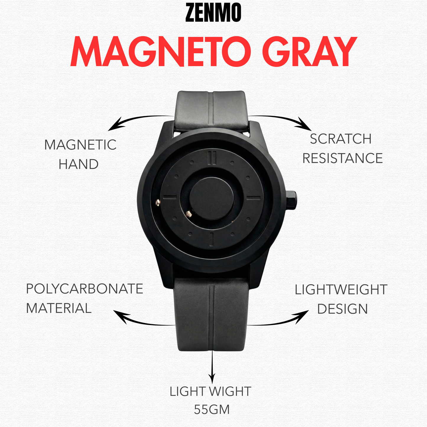 Magneto Grey Watch