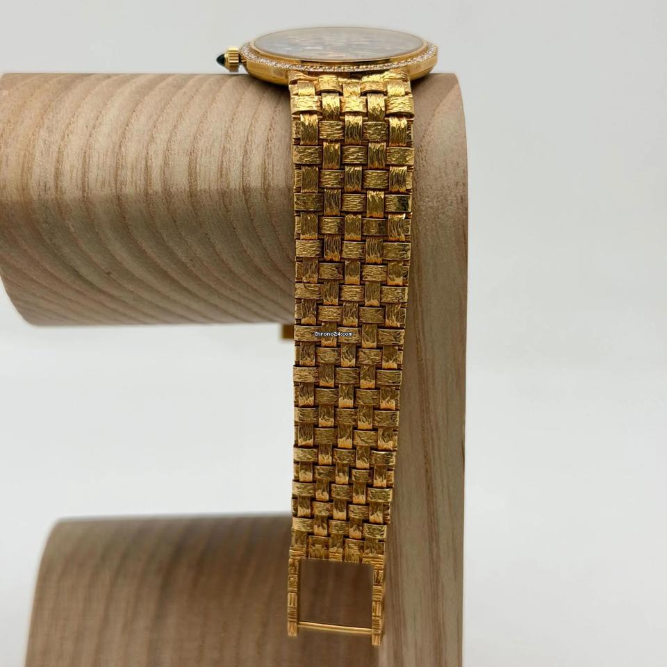 Vintage Skeletonized Diamond-Set Mechanical Dress Watch