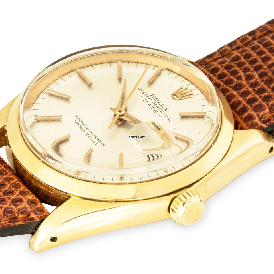⌚ Rolex Oyster Perpetual Date Ref. 1500 (Yellow Gold, 34mm)