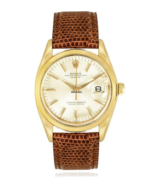 ⌚ Rolex Oyster Perpetual Date Ref. 1500 (Yellow Gold, 34mm)