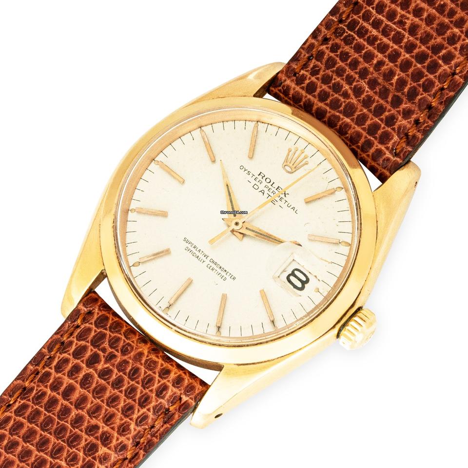 ⌚ Rolex Oyster Perpetual Date Ref. 1500 (Yellow Gold, 34mm)