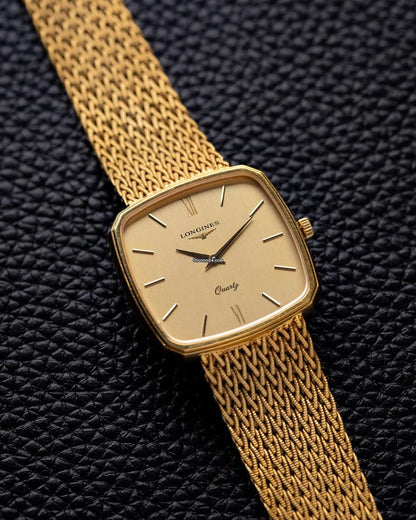 Longines Vintage Quartz Gold-Tone Dress Watch