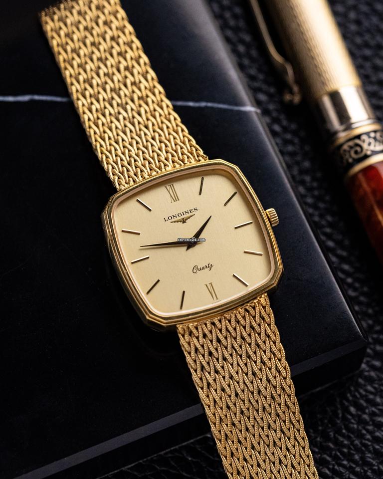 Longines Vintage Quartz Gold-Tone Dress Watch