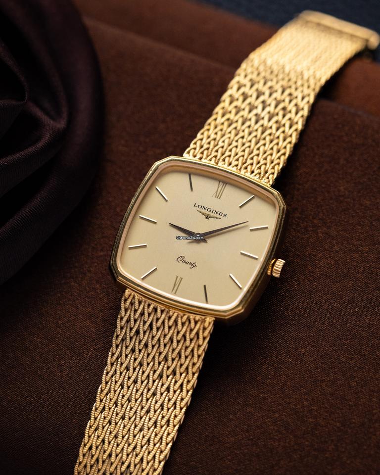 Longines Vintage Quartz Gold-Tone Dress Watch