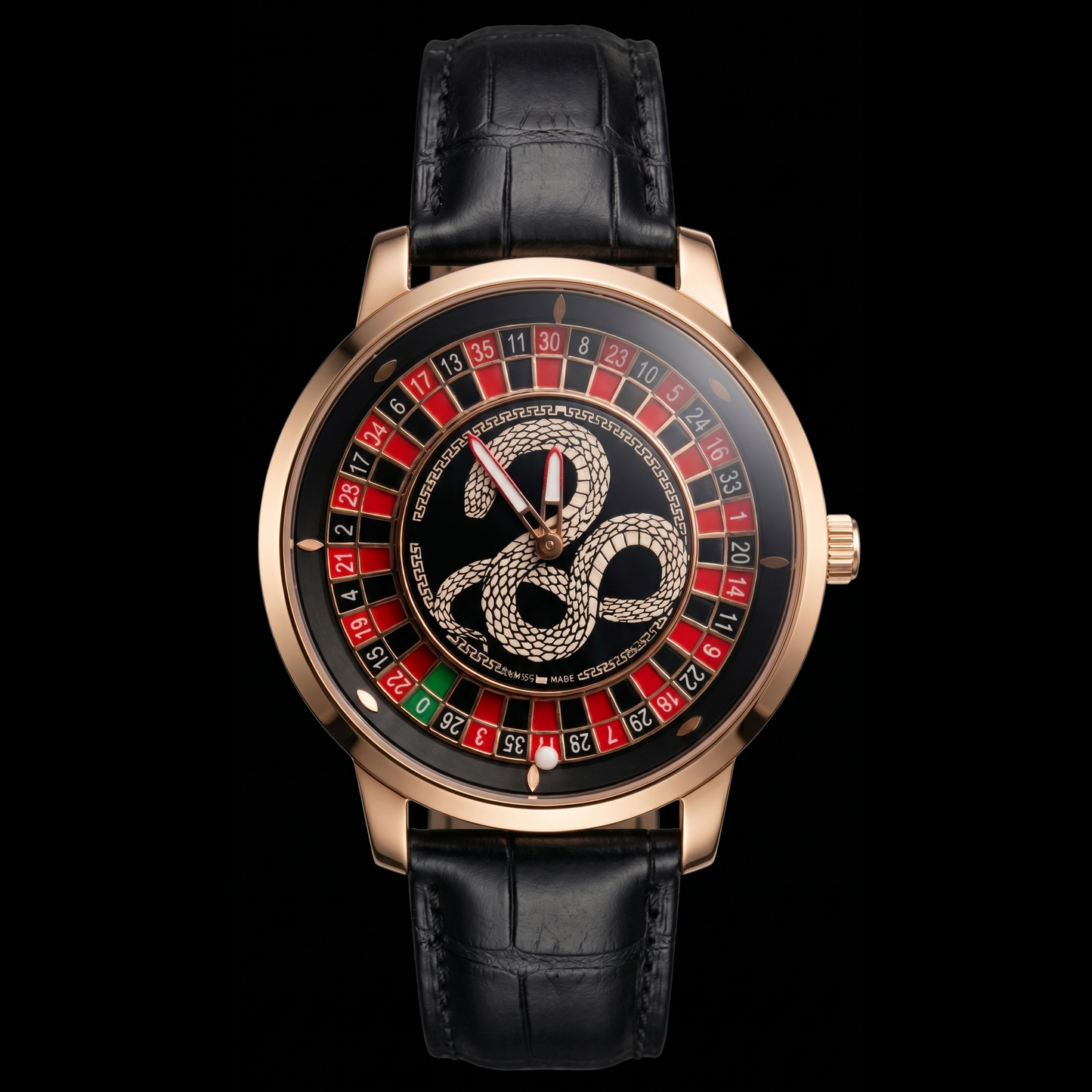 Casino Snake Gold Black S