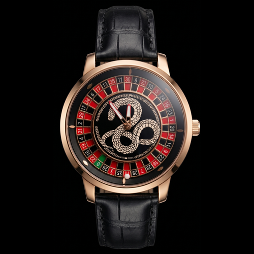 Casino Snake Gold Black S