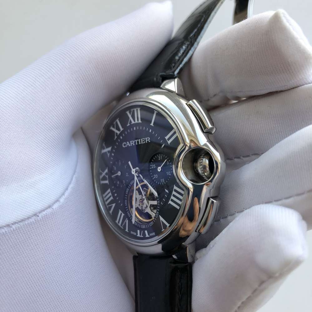 Cartier Ballon Bleu de Cartier Tourbillon Steel Black