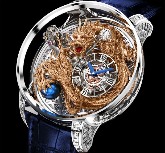 Astronomia Dragon |  White Dragon Jacob & Co.
