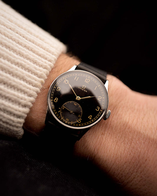 Omega Gilt Sub Second Syringe 1937