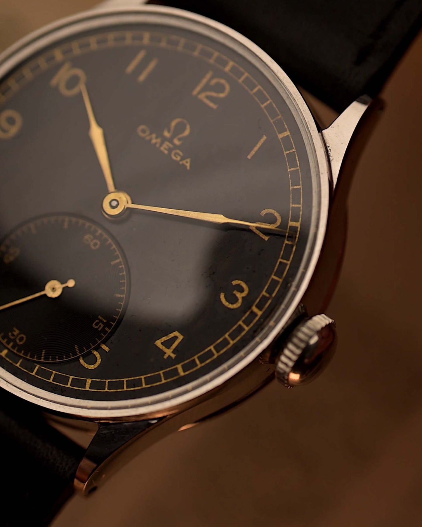 Omega Gilt Sub Second Syringe 1937