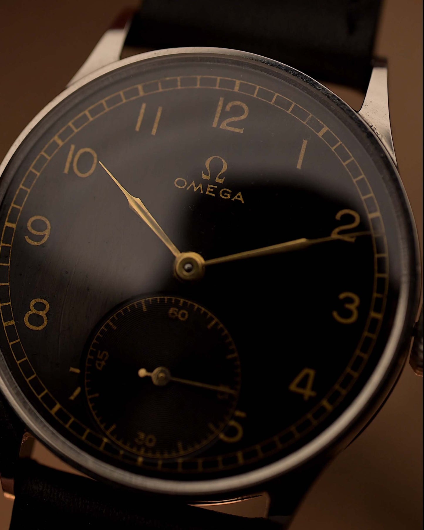 Omega Gilt Sub Second Syringe 1937