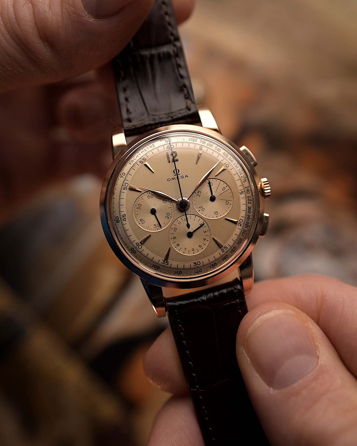Omega Jumbo Chronograph Pre Cal. 321 Rose 1944