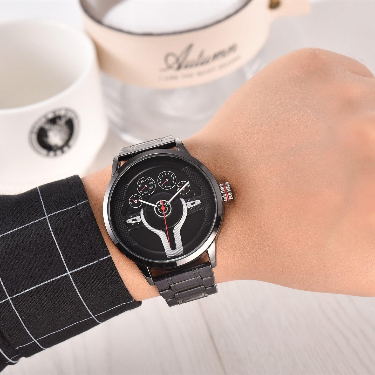 Steering Wheel Fashion Watch For Men - Skmeico