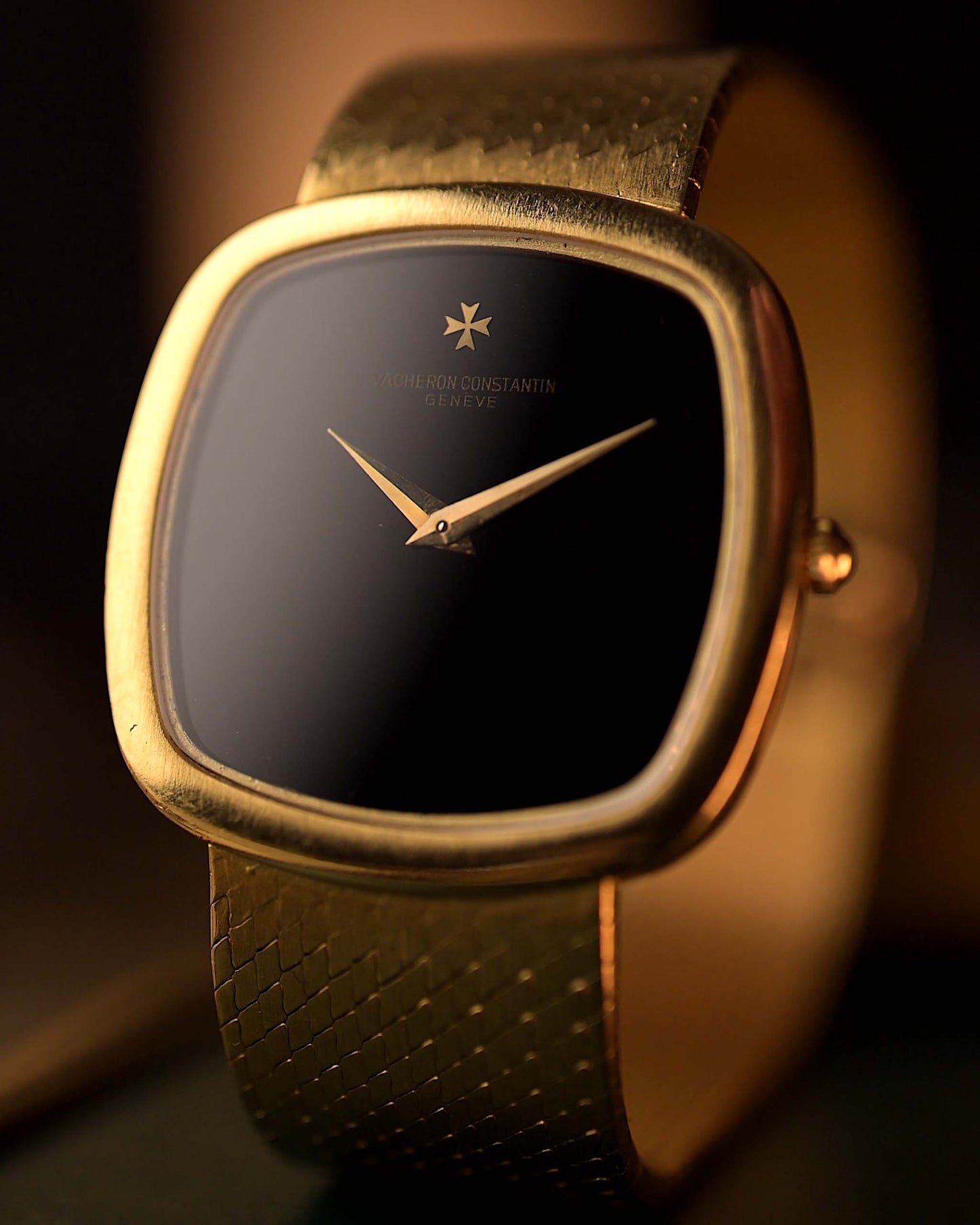 Vacheron Constantin 2099 Cushion 18k Onyx 1970s
