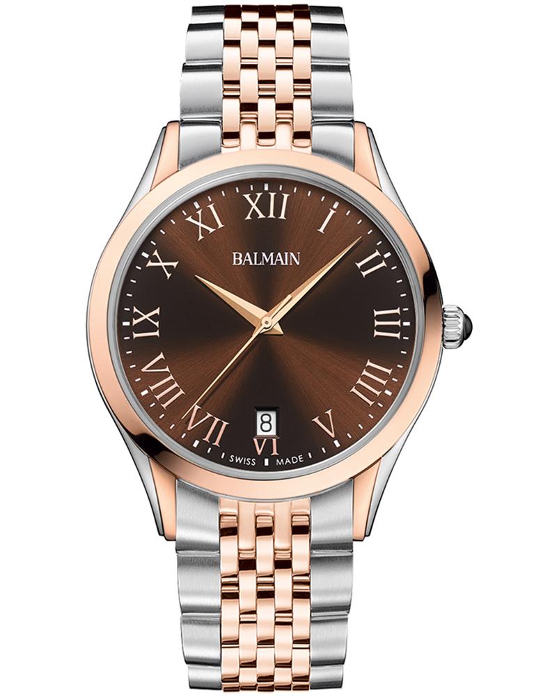 Balmain Men Gent Round Brown Watches