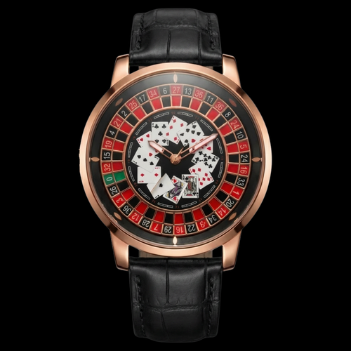 Casino Poker Gold Black S| Gyro Watch