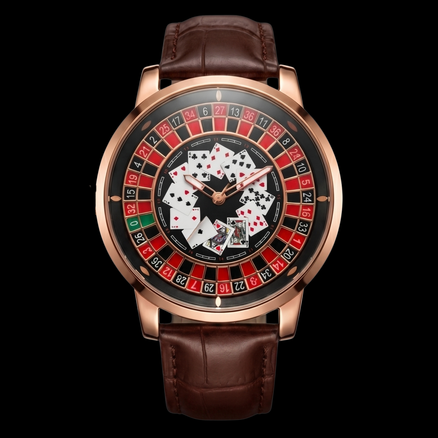 Casino Poker Gold Brown S| Gyro Watch