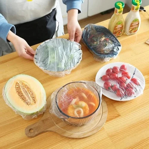Activ Life™ - Reusable Transparent Food Covers (100 Pcs)