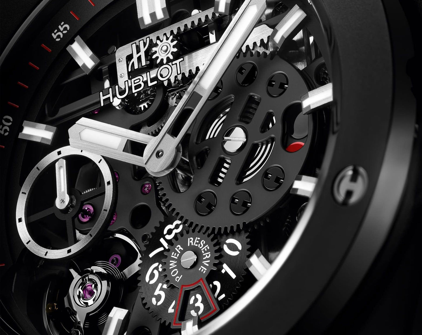 Hublot Big Bang Meca-10 Skeleton Dial 45 mm Manual Winding Watch For Men - 3