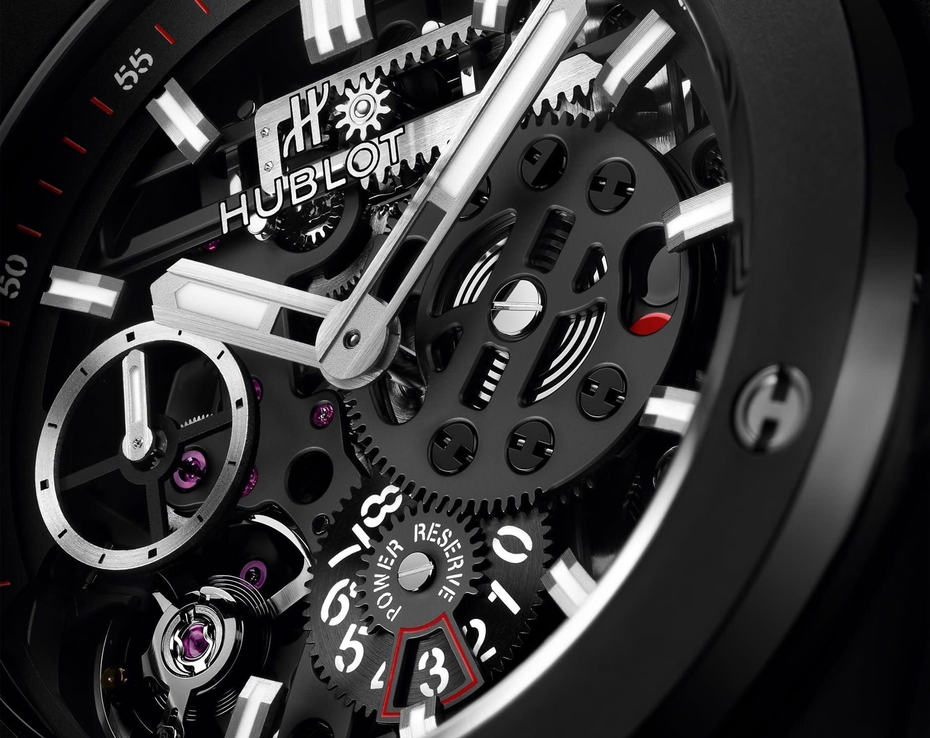Hublot Big Bang Meca-10 Skeleton Dial 45 mm Manual Winding Watch For Men - 3