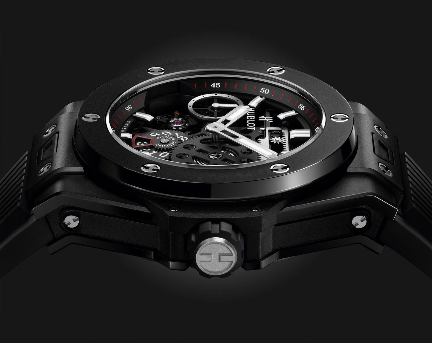 Hublot Big Bang Meca-10 Skeleton Dial 45 mm Manual Winding Watch For Men - 4