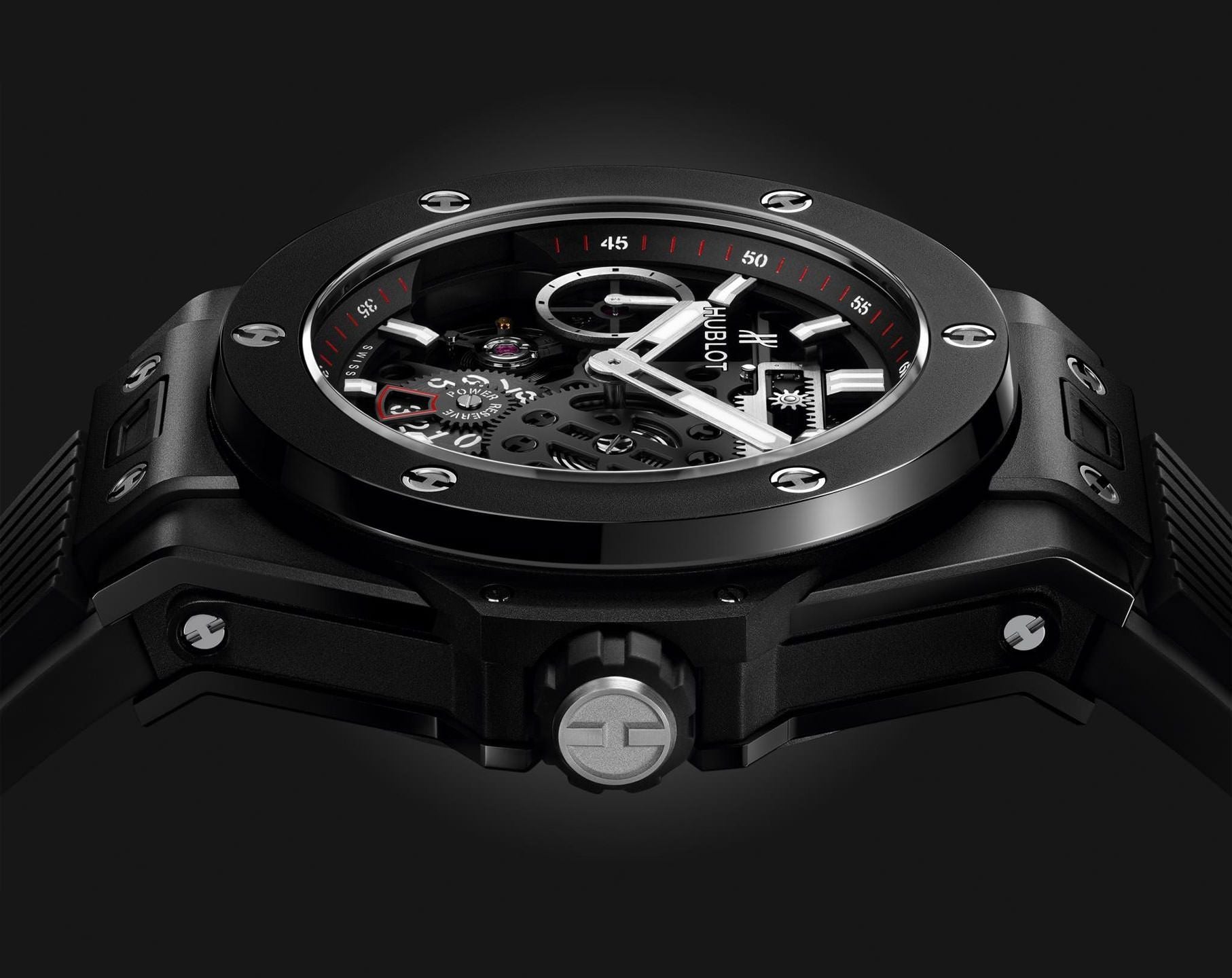 Hublot Big Bang Meca-10 Skeleton Dial 45 mm Manual Winding Watch For Men - 4