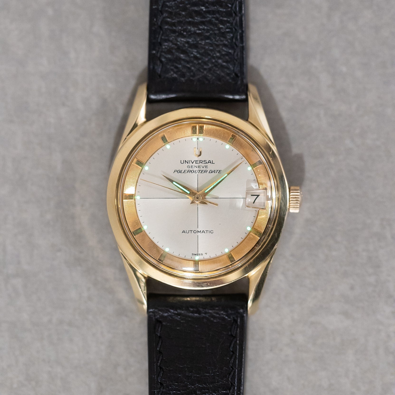 1965 Universal Genève Polerouter Date Automatic Microtor Ref. 869102/11