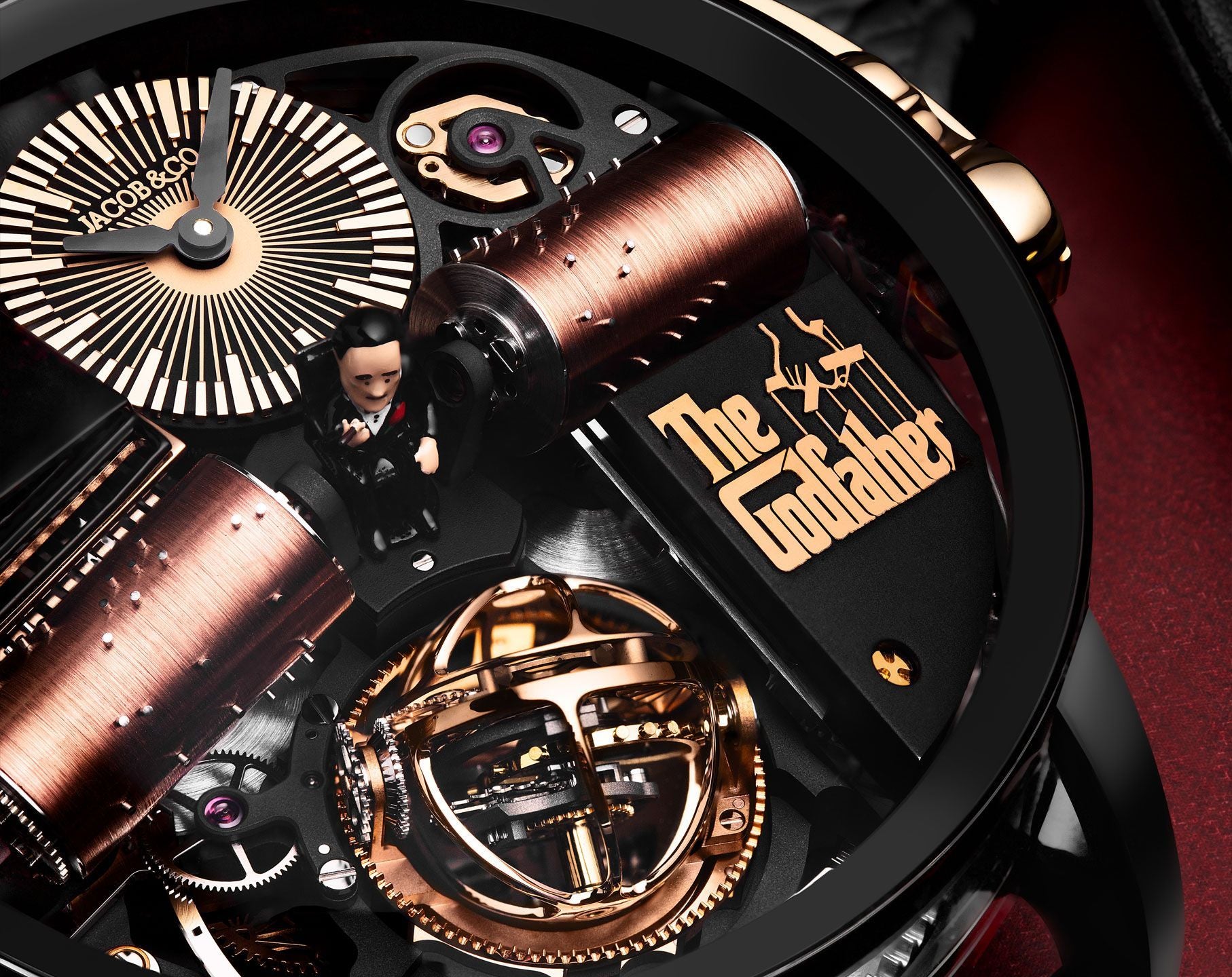 Jacob & Co. Opera Godfather Musical Watch Skeleton Dial 49 mm Manual Winding Watch For Men - 5