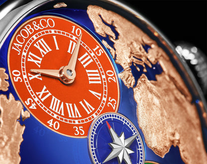 Jacob & Co. The World Is Yours Dual Time Zone  Multicolour Dial 43 mm Automatic Watch For Men - 6