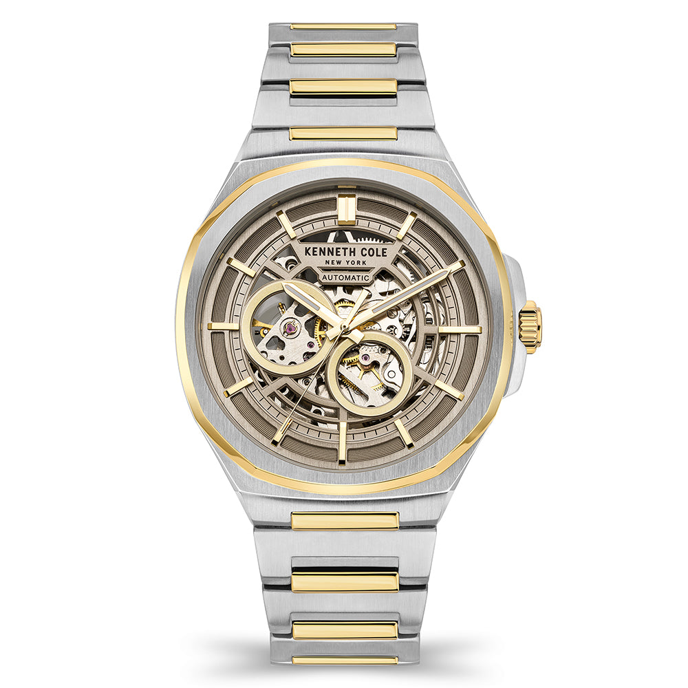 Kenneth Cole Men Fun Loving Round Grey Watches