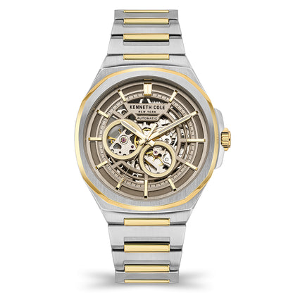 Kenneth Cole Men Fun Loving Round Grey Watches