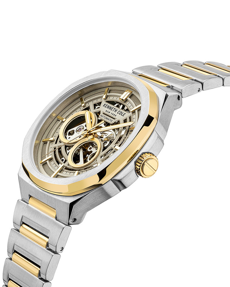 Kenneth Cole Men Fun Loving Round Grey Watches