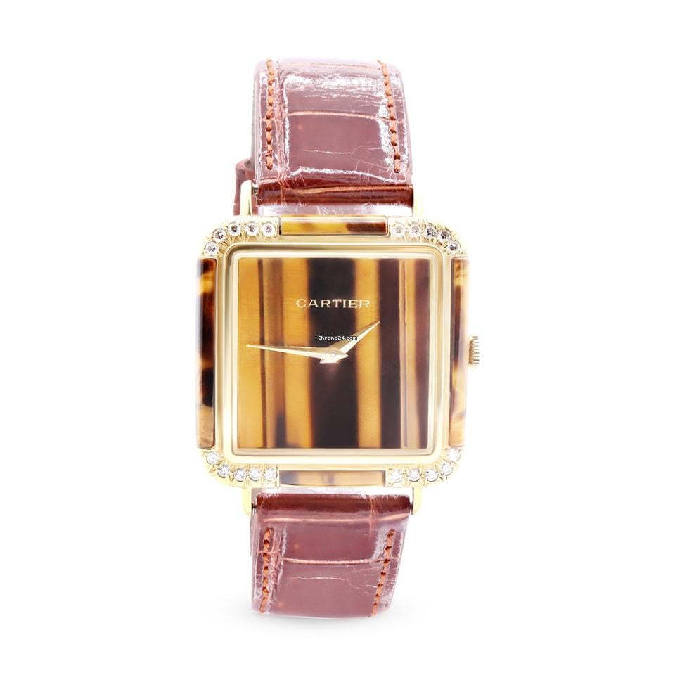⌚ Cartier Tank Divan Tiger's Eye Diamond