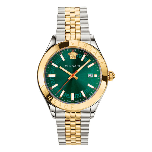 Versace Men Round Green Watches