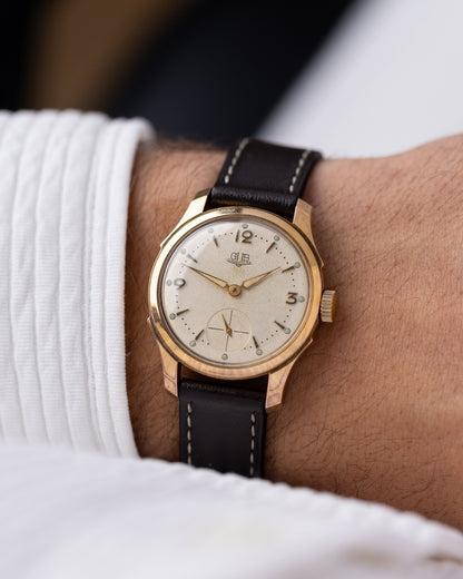Vintage GUB Glashütte German Watch, Mechanical Cal. 60, Patina Dial from 1960's - DuMarko